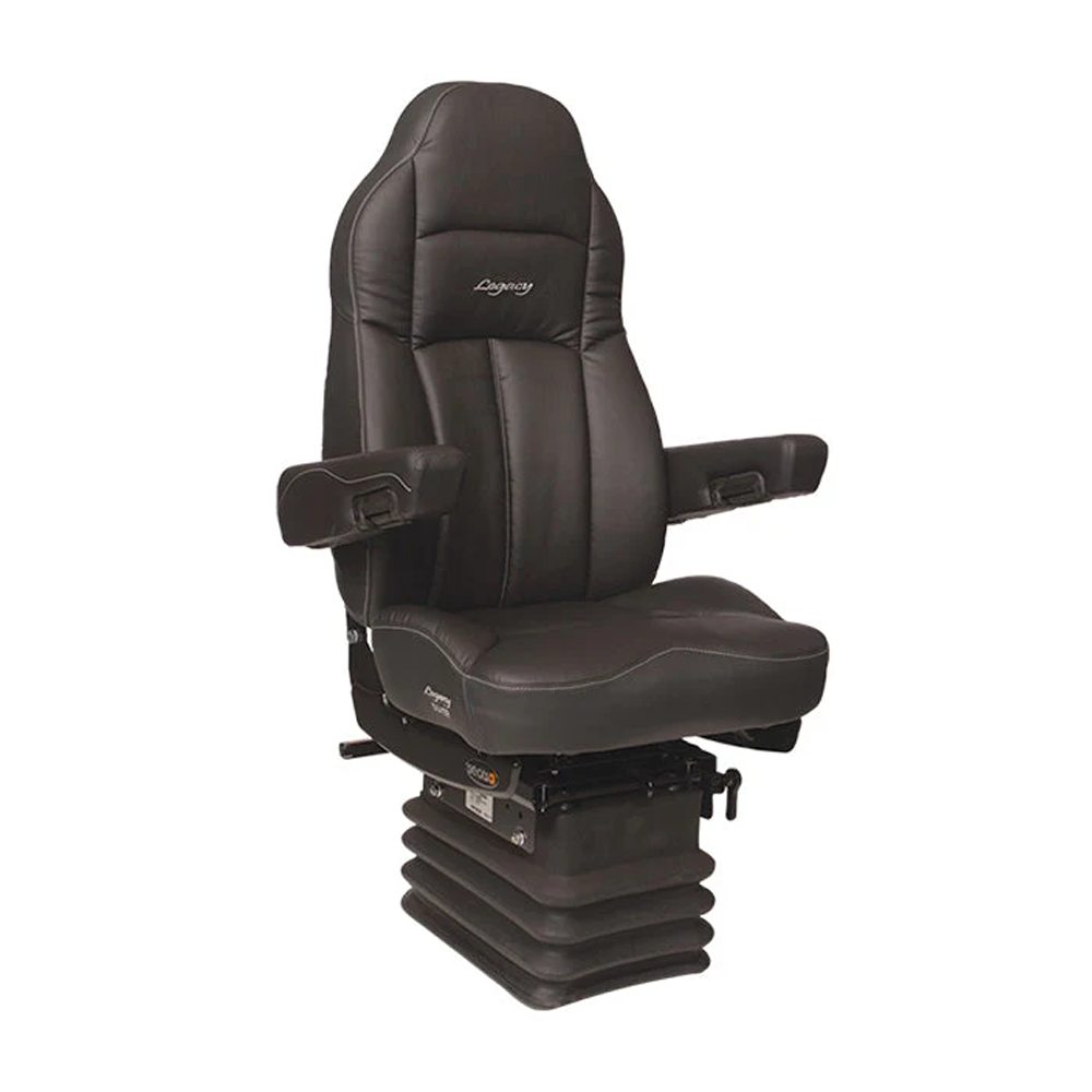 Legacy Dura Leather High Back Black Seat
