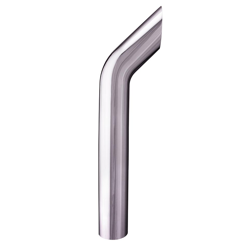 5"D x 48"L Bullhorn One-Piece Chrome Stack