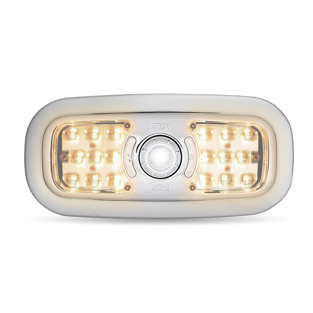 Peterbilt 300 Series Chrome Plated 7-Color 20 LED Dome Light