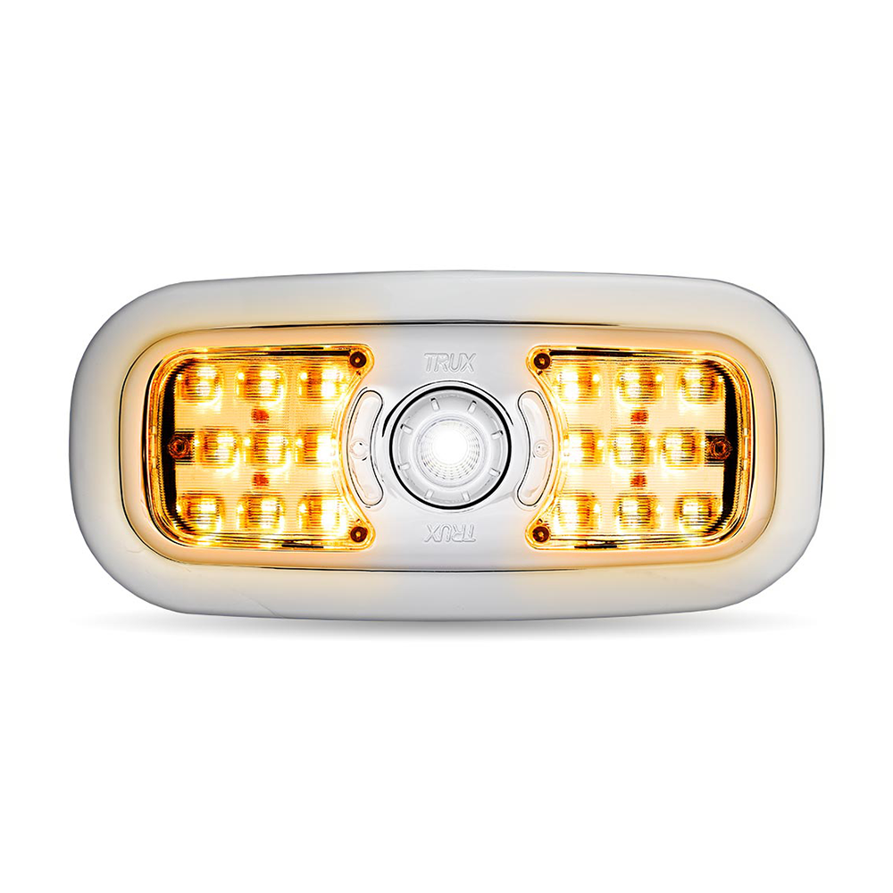 Peterbilt 300 Series Chrome Plated 7-Color 20 LED Dome Light