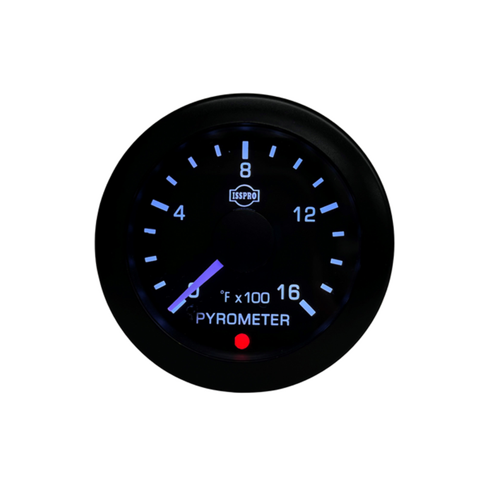 2-1/16" Pyrometer Gauge with Multicolor LED Display 0 to 2000 °F