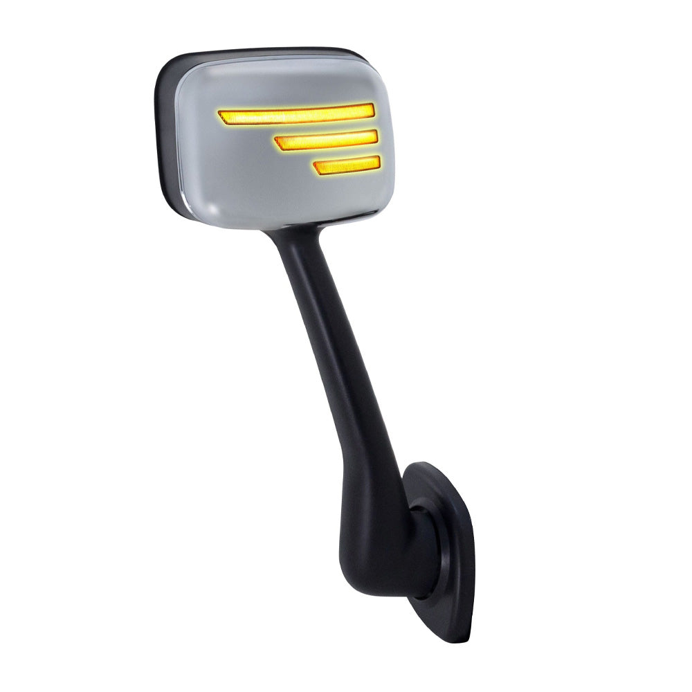 Freightliner Cascadia 2008-2017 Chrome Hood Mirror With Turn Signal