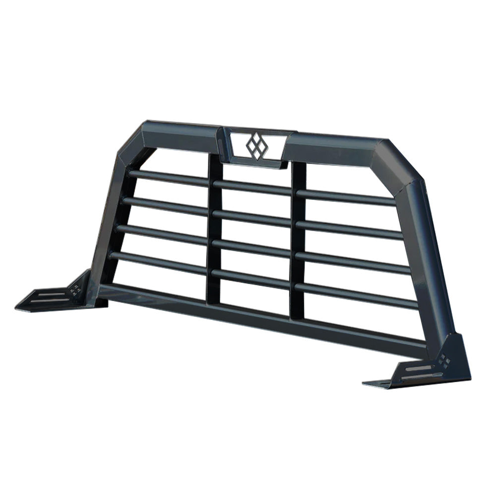 25X73 Satin Black Merritt Cab High Pick-Up Horizontal Bar Headache Rack "“ Ford SD