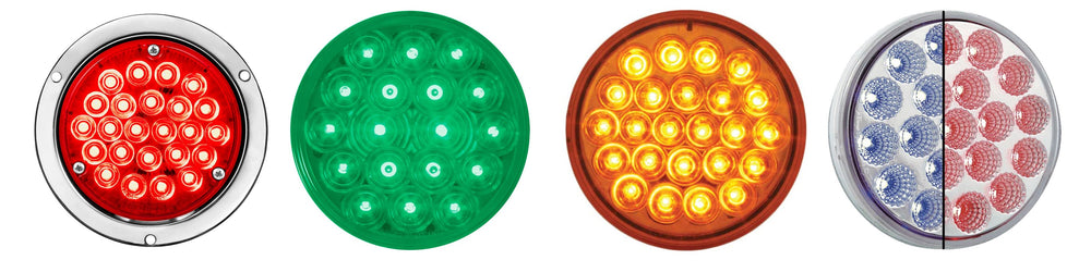 4 Inch Round LED Lights for Semi Trucks Heavy Duty | Iowa 80