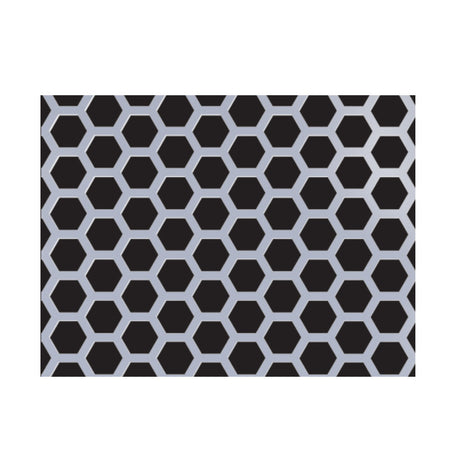 Peterbilt 379 ext hood stainless 1/5" HoneyComb punched design grill for semi trucks