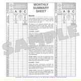 2-in-1 Driver's Daily Log Book Carbon Copy