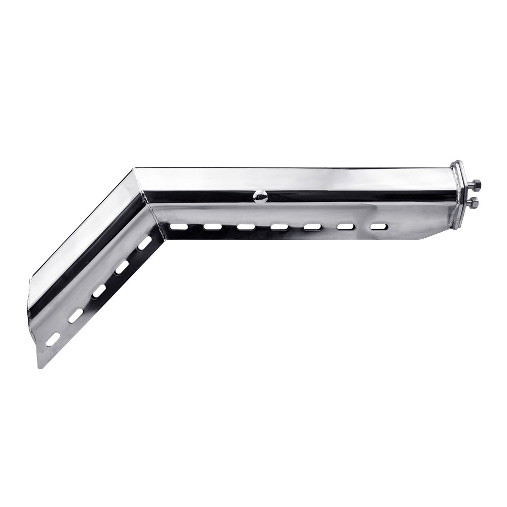 Chrome Spring-Loaded Angled Mud Flap Hangers