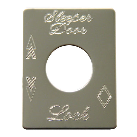 Peterbilt sleeper lock plate