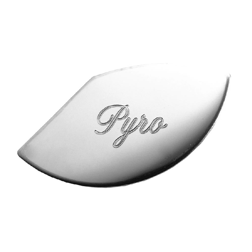 Stainless Steel Pyrometer Gauge Emblem