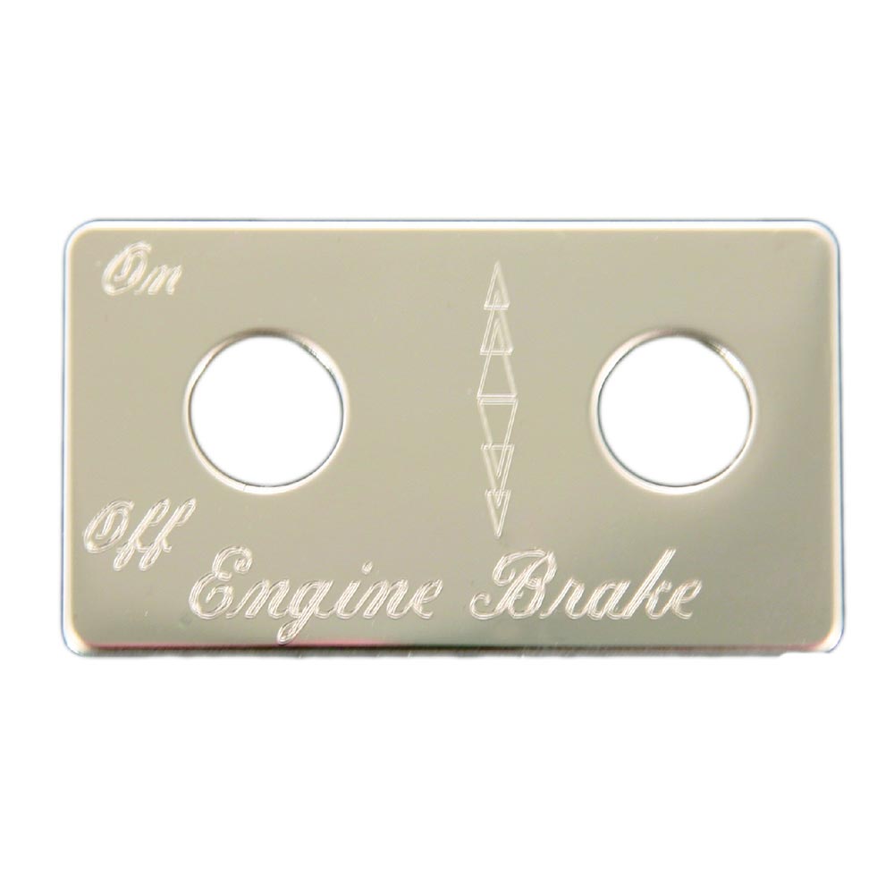Peterbilt Stainless Steel Engine Brake Plate