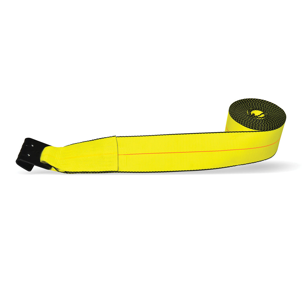 Winch Strap with Flat Hook 4" x 30'