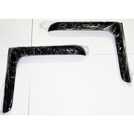 Peterbilt ventvisors for doors with vent window, close-up