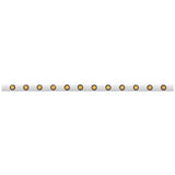 86" Channel Bracket with 2" Beehive Incandescent Lights