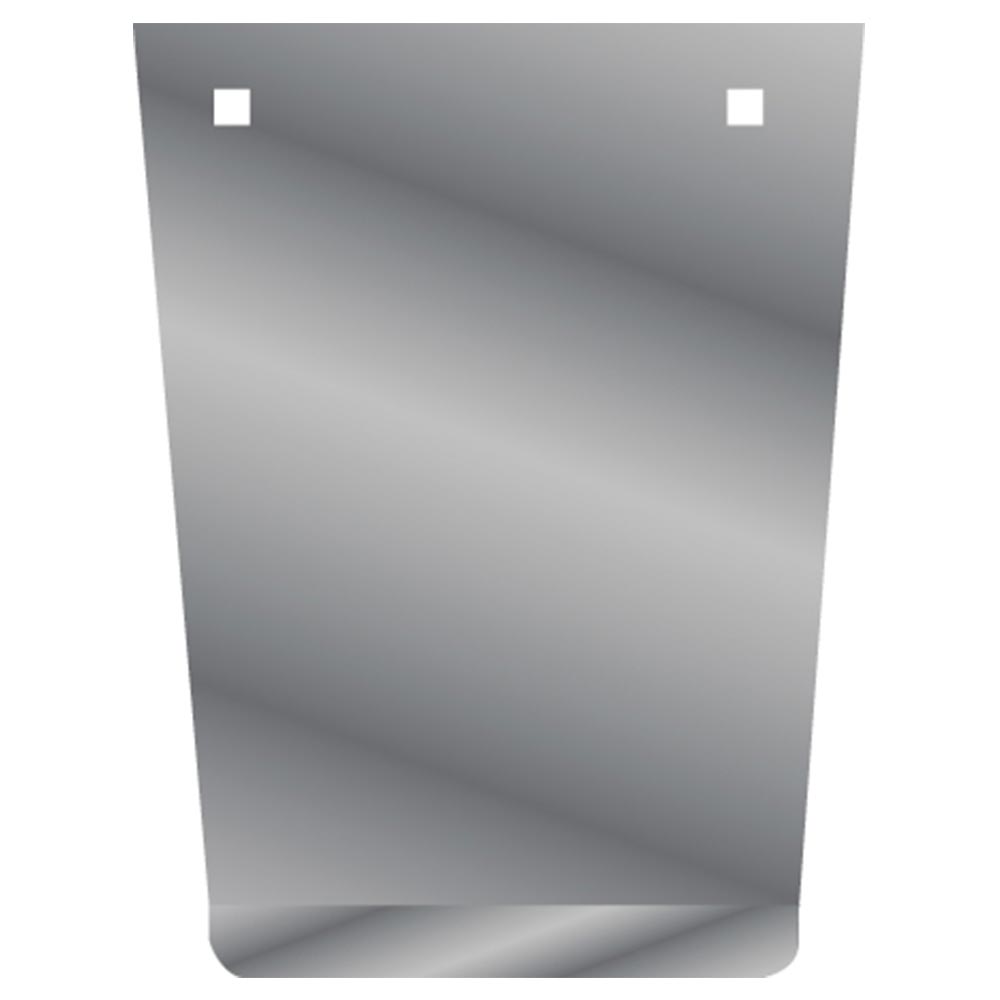 14"L Stainless Steel Anti-Sail Plates for Rear Mud Flaps (PR)