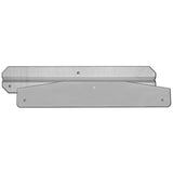 Stainless Steel Mud Flap Weights with Back Plates 4" x 24" (PR)