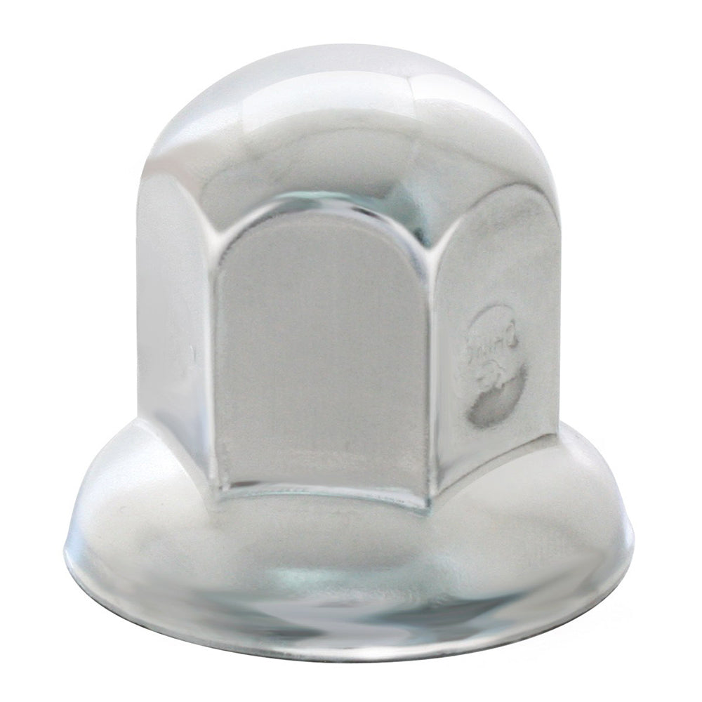 1-1/2" Chrome Steel Standard Nut Cover - Push On