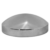 Stainless Rear Hubcap 8.5"D Axle, 5/8" Studs