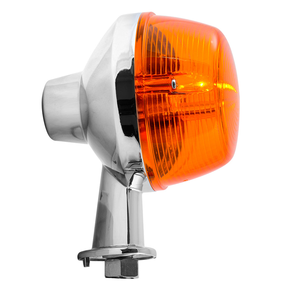3" Amber Honda Pedestal Light 1-1/8" Arm 1 Wire