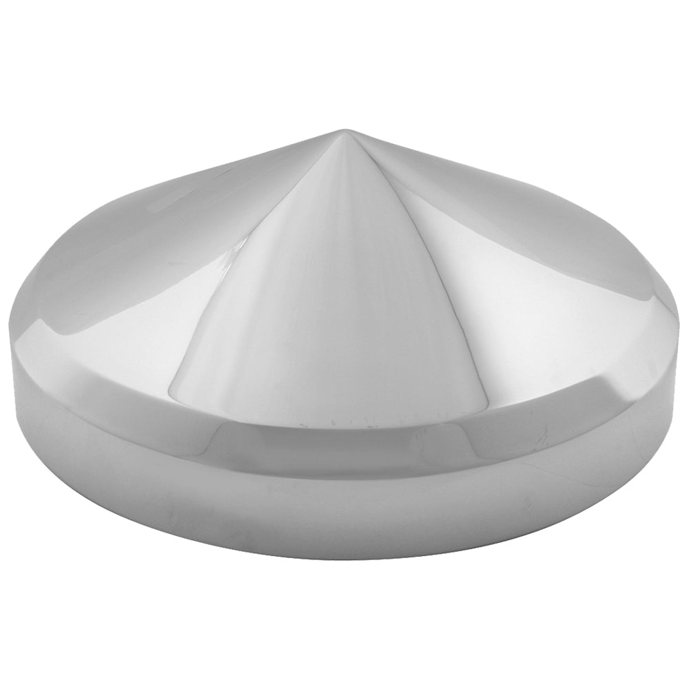 Chrome Rear Cone Hubcap 8.5" Axle, 5/8" Studs