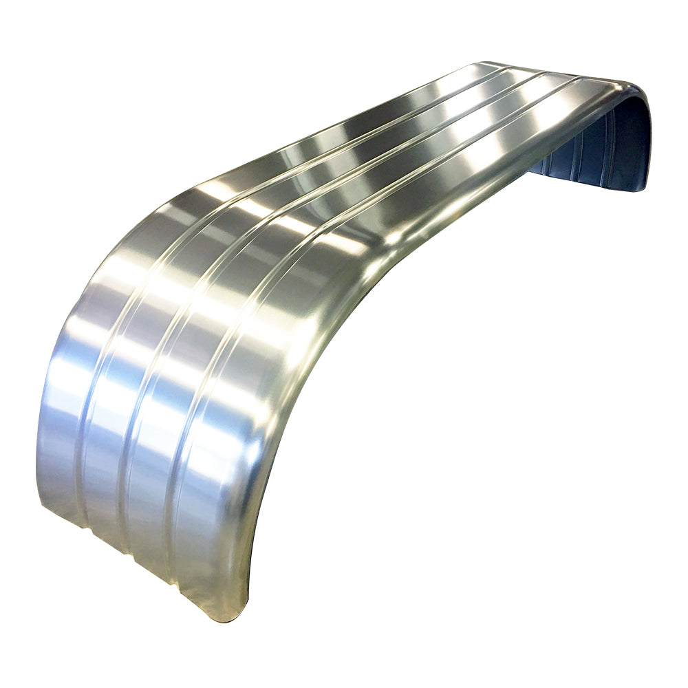 105" Ribbed Mill Finish Aluminum Full Fender