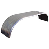 105" Diamond Plate Full Tandem Double Radius Fender