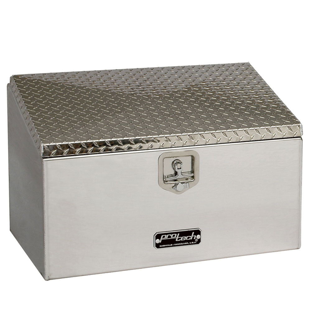 30"L x 20"H x 20"D Aluminum Slope Top Tool Box