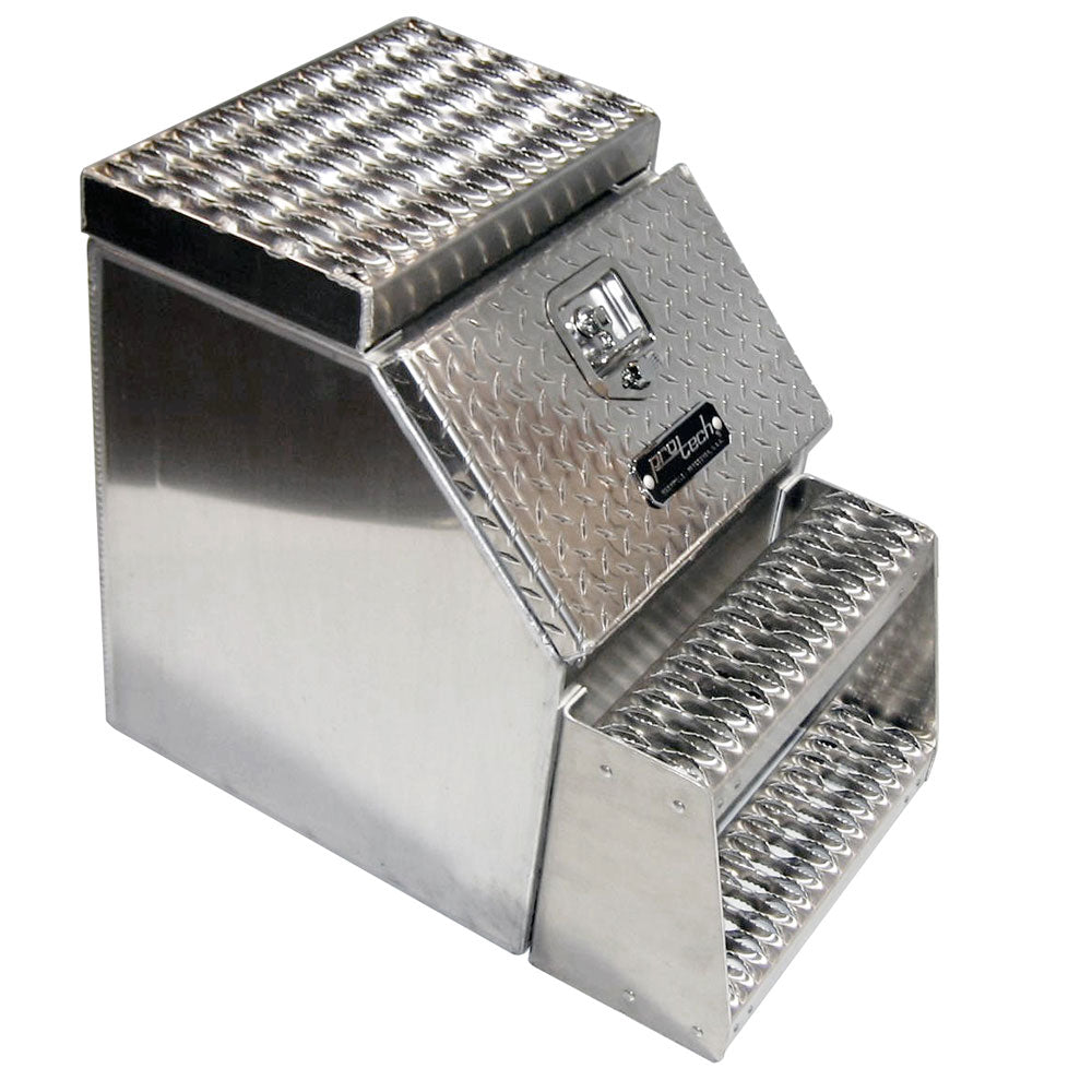 36" Diamond Plate Aluminum Step Box