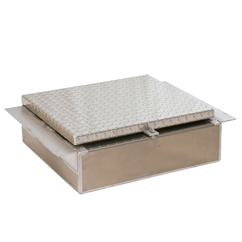 24"L x 22"H x 8"D Aluminum In-Frame Tool Box