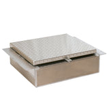24"L x 22"H x 8"D Aluminum In-Frame Tool Box
