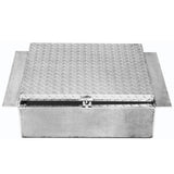 24"L x 22"H x 10"D Aluminum In-Frame Tool Box