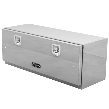 48"L X 18"H x 18"D aluminum box with single door