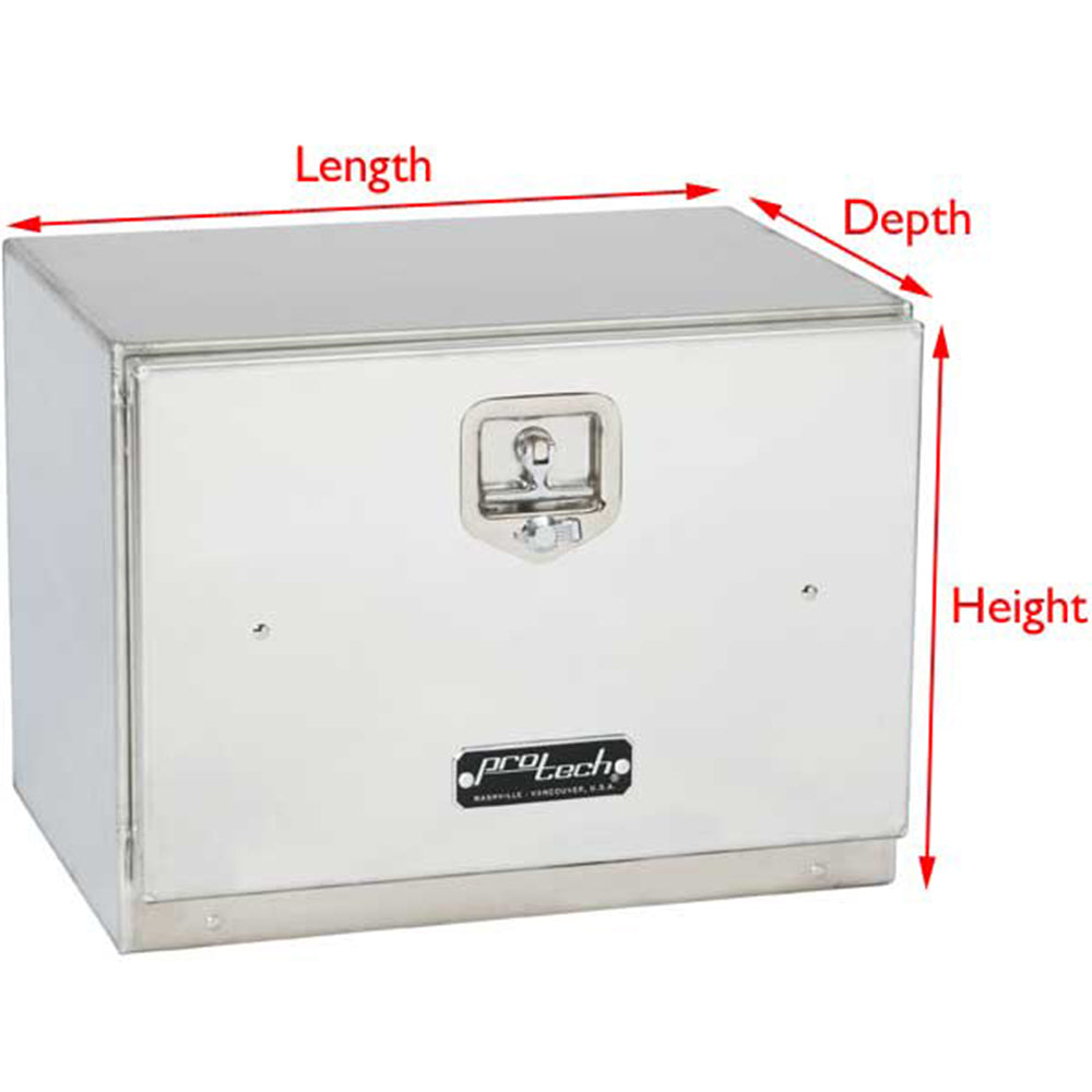 48"L x 18"H x 18"D Aluminum Box with Single Door