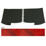 Peterbilt 379 Wine Quilted Fender Guards