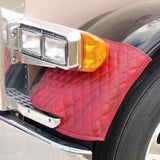 Peterbilt 379 Wine Quilted Fender Guards