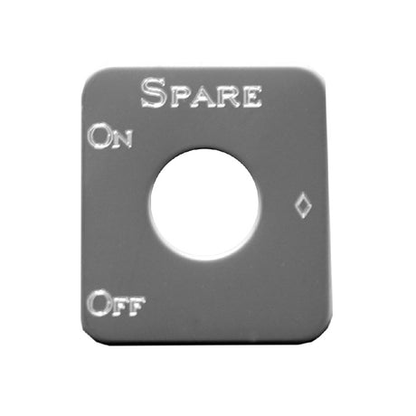 Kenworth spare toggle switch plate for semi trucks