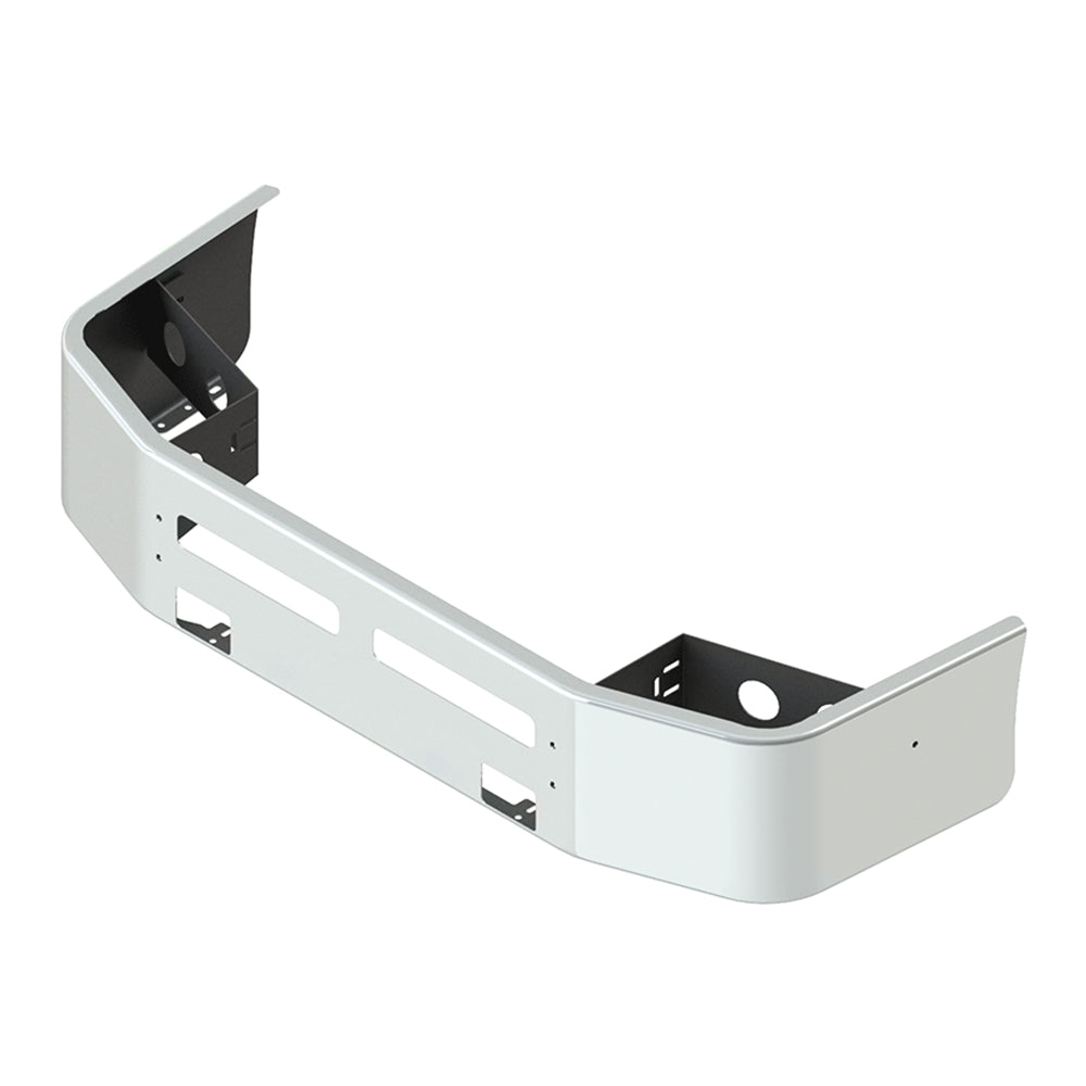 Volvo Stainless Steel 18" Setback Bumper with Tow and Fog Light Custouts