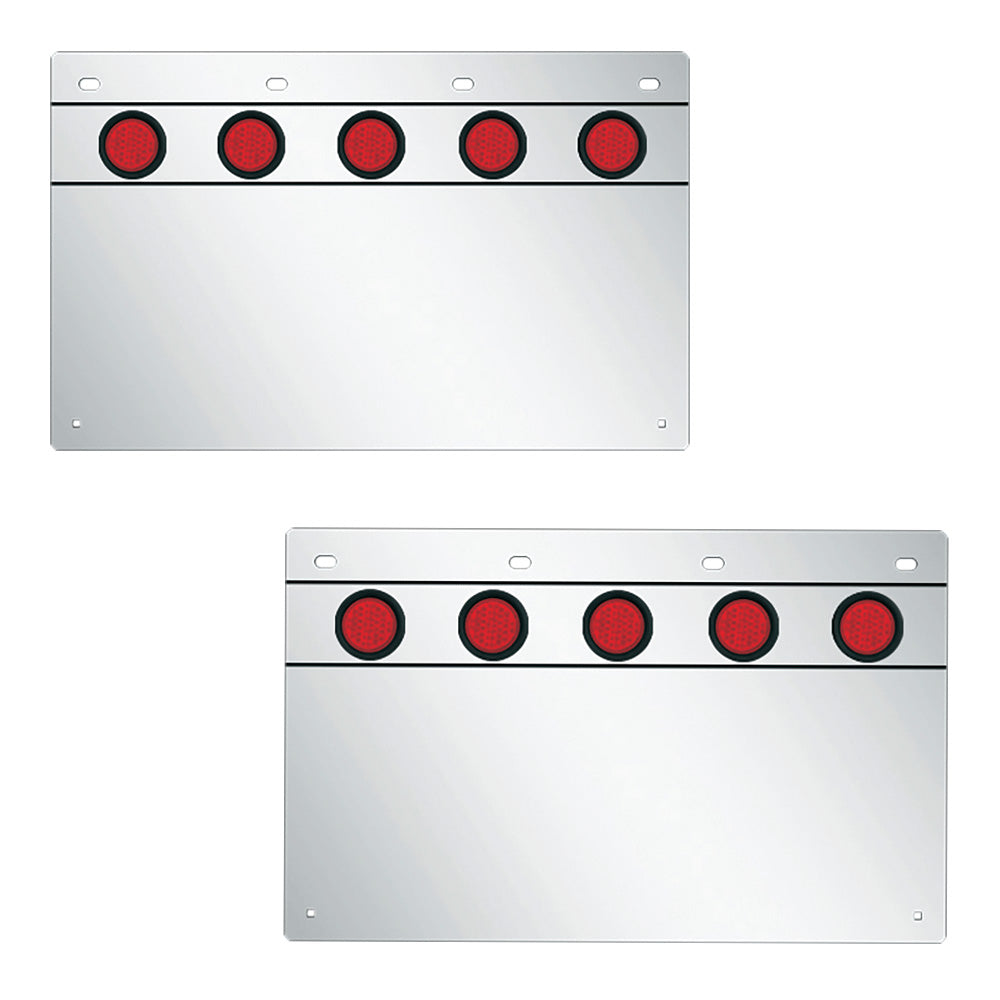 15" x 24" Stainless Blank Anti-Sail with 2" LED