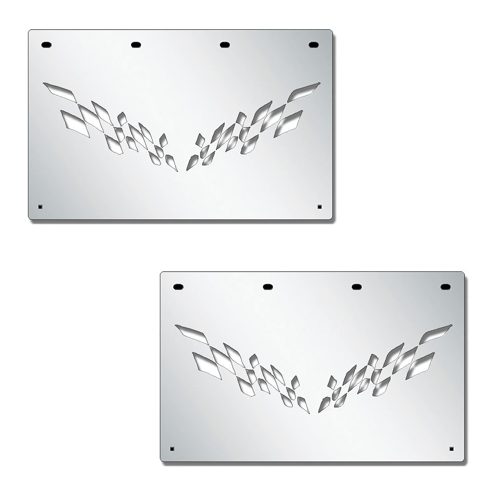15" X 24" Stainless Flag Anti-Sail Panel