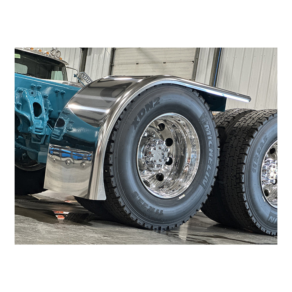 80" 430 Stainless Ultra Lowrider Half Fenders with Flare