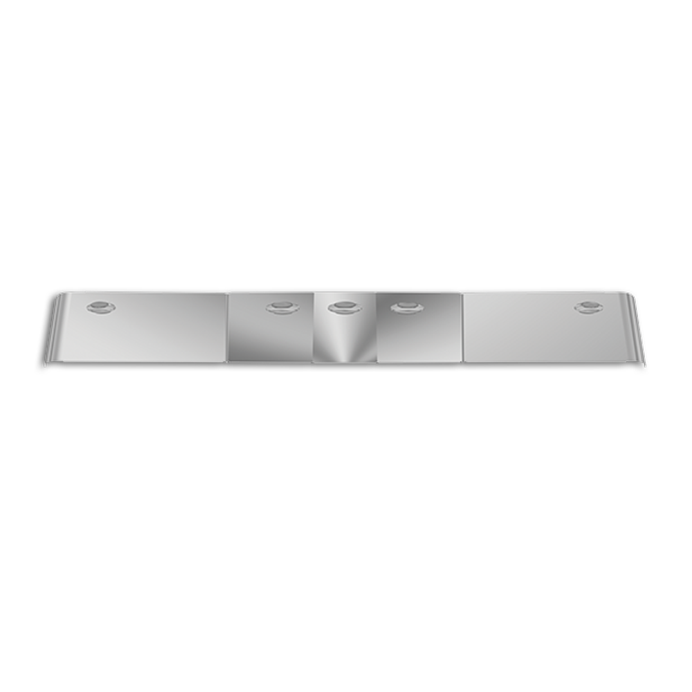 12" Kenworth W990, T880 and T680 Mid Roof Drop Visor with Lights