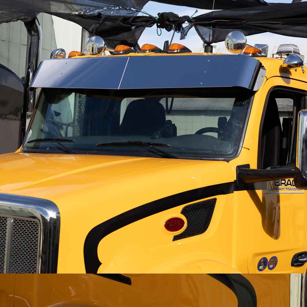 11" Drop Visor 2013+ Peterbilt 537, 548, 567, 579 Day Cab