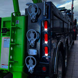 6" Red Stop/Turn/Tail with Back Up and Work Lamp