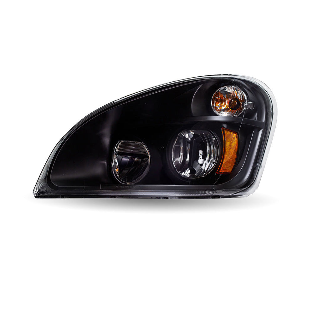 FL Cascadia Black LED Reflector Headlight Assembly