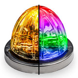 Amber/RGB Watermelon Marker Clearance Light with 21 LEDS