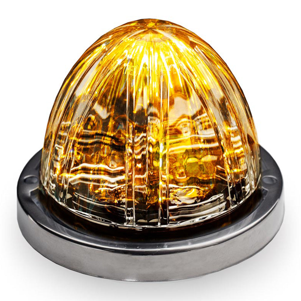 Amber/RGB Watermelon Marker Clearance Light with 21 LEDS