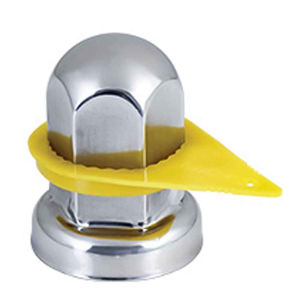 Yellow Safety Lug Nut Check Indicator