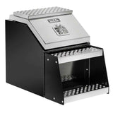 24" Wide Mouth Aluminum Step Box with Semi-Gloss Black Design