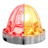 1157 Dual Color Watermelon Clear Glass Lens Stainless Steel Kit