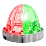 1157 Dual Color Watermelon Clear Glass Lens Stainless Steel Kit