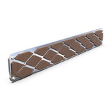 28" x 4" Polished Stainless Steel Step Plates